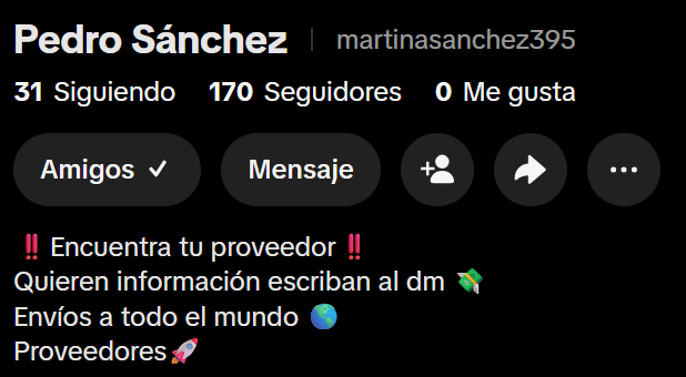 Pedro Sánchez TikTok